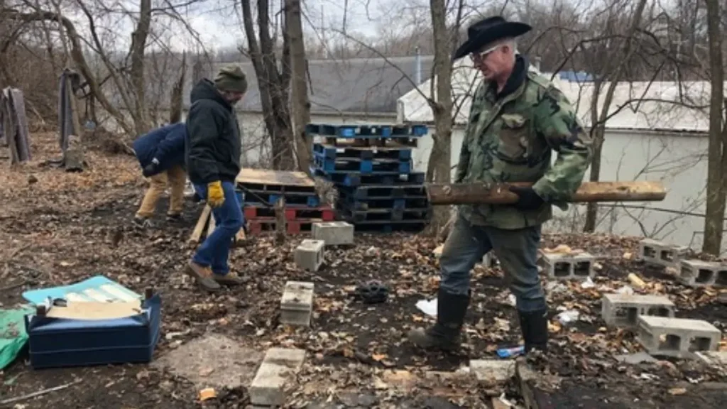 Akron Homeless encampment