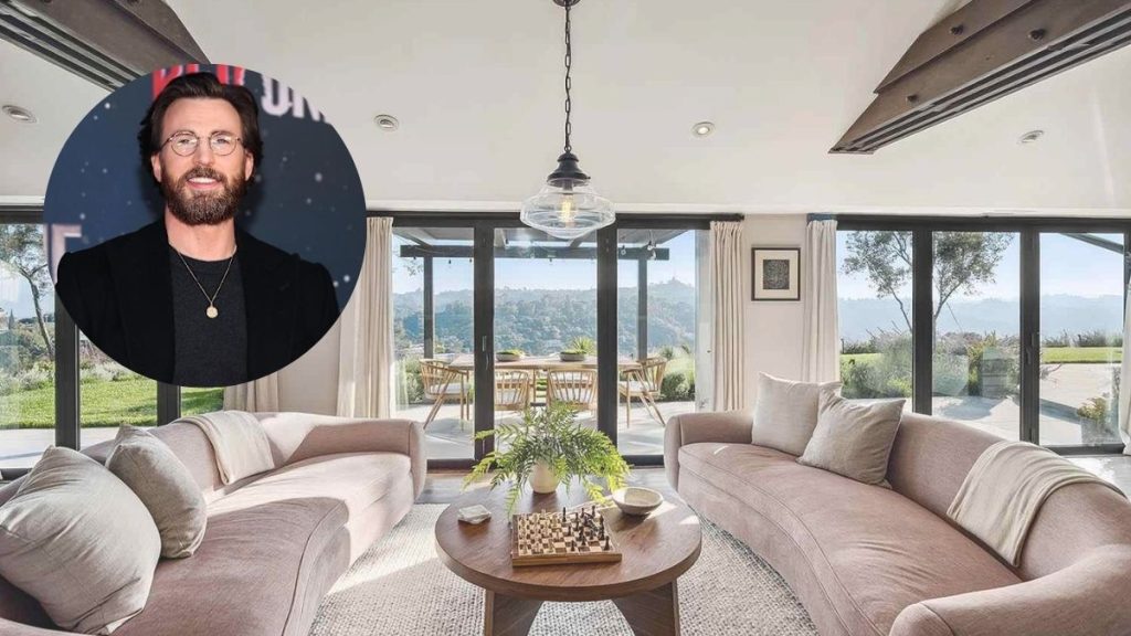 Chris Evans Lists $7 Million Hollywood Hills Mansion