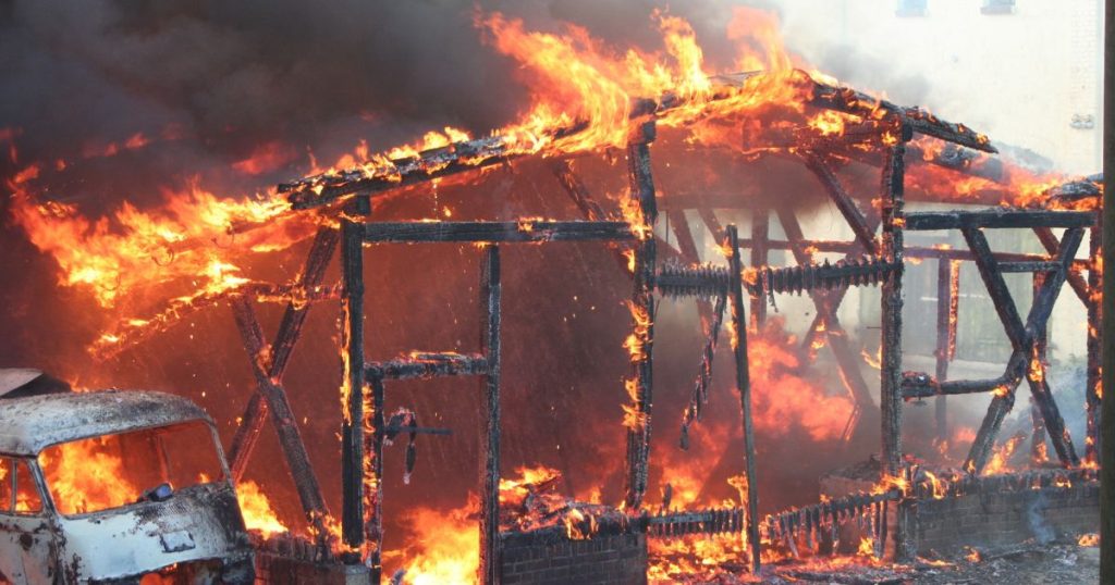 House Fire in Alexandria Sparks Emergency Response — 2 Airlifted