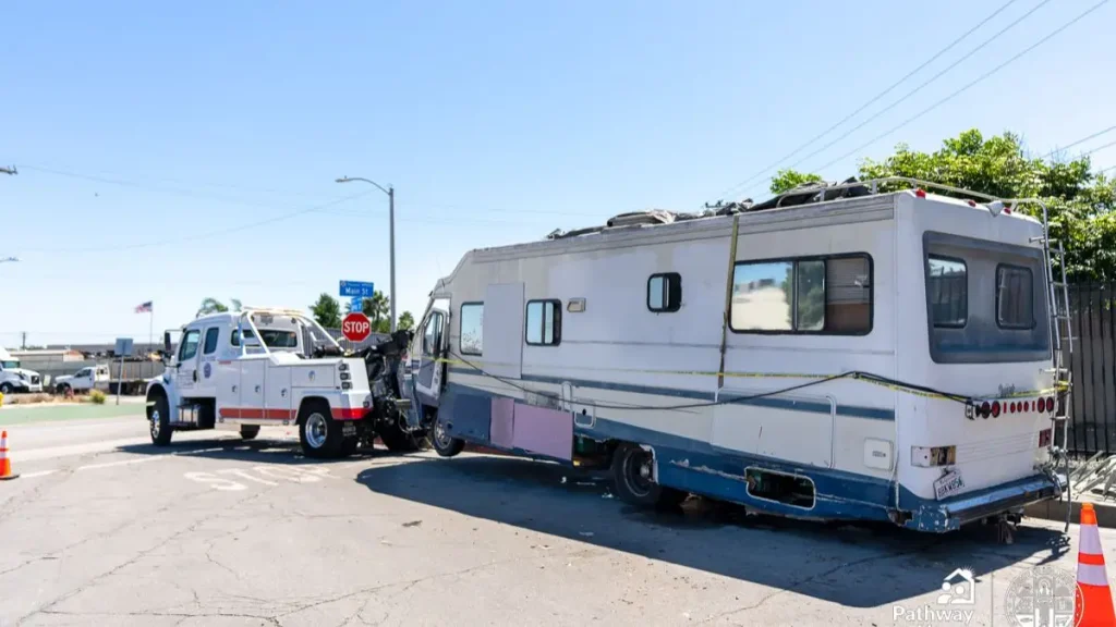 LA County Clears 60+ RVs in Gardena Homeless Encampment Cleanup
