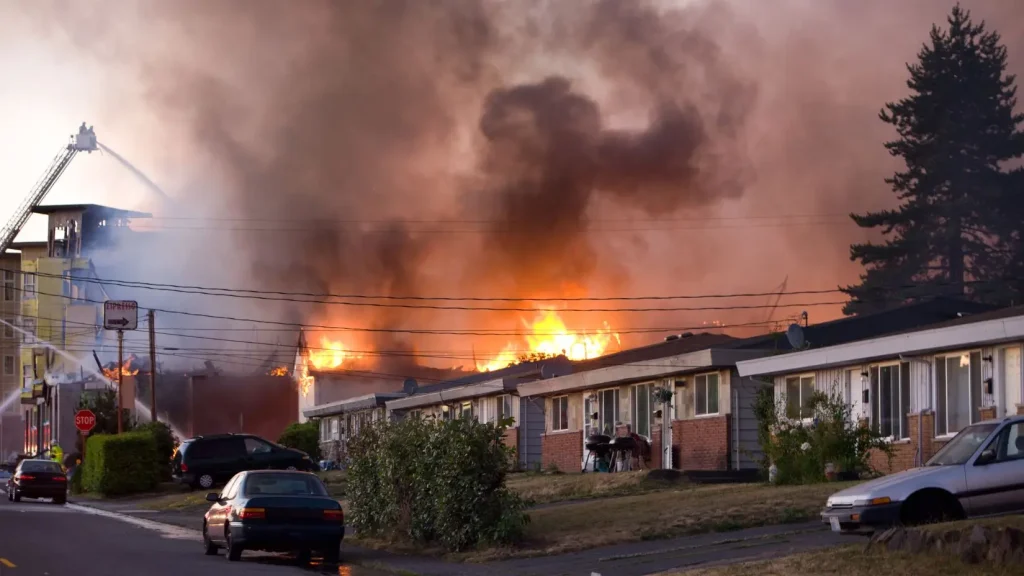 Cary Townhome Fire