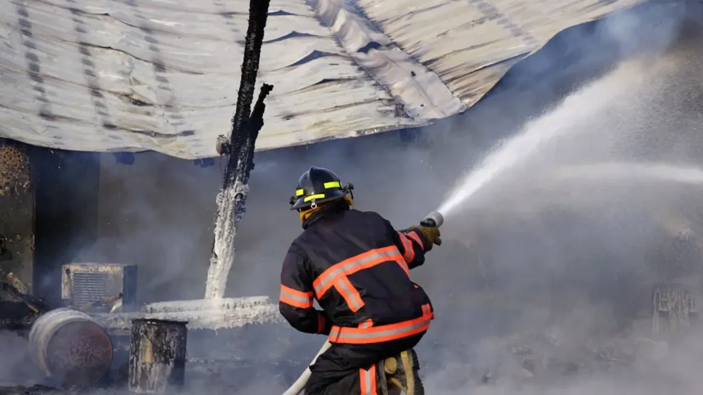 Evansville warehouse fire