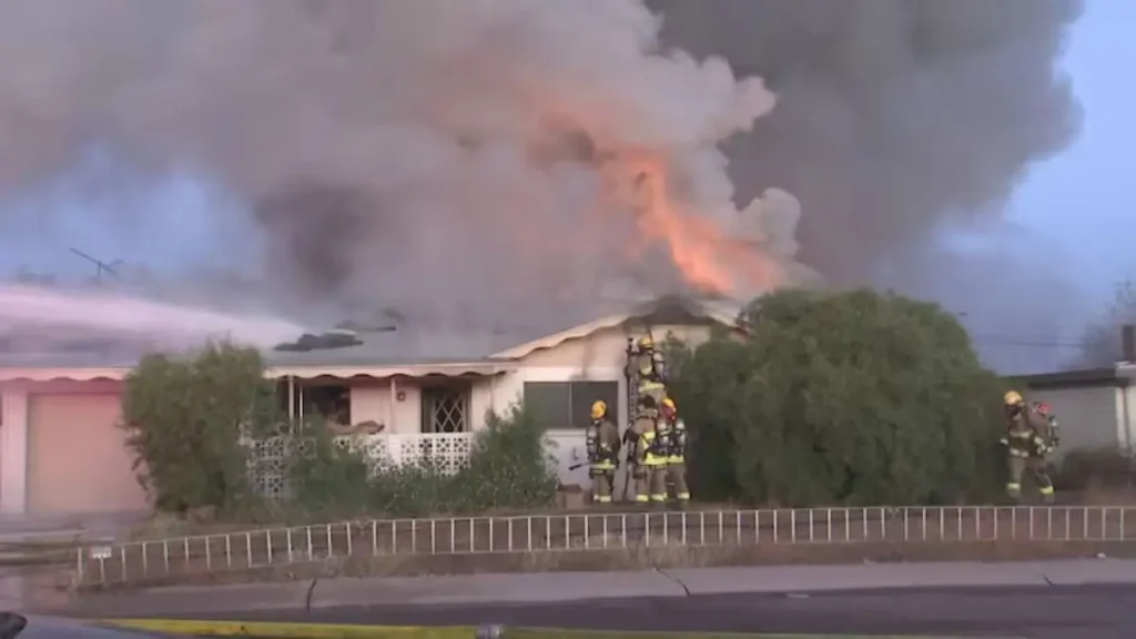 Phoenix Mobile Home fire