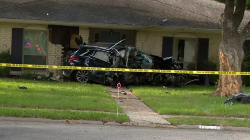 Houston Home SUV Crash