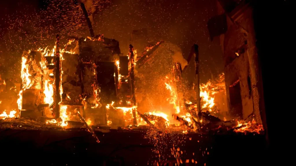 Las Vegas Mobile Home Fire