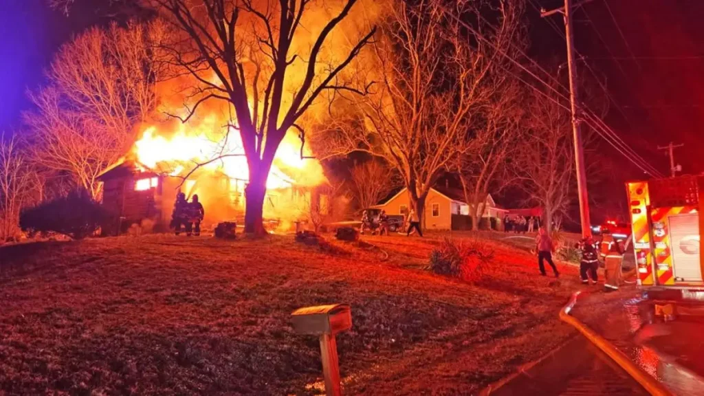 Millington House Fire