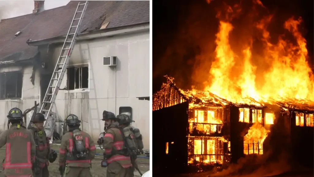 New York State home fire