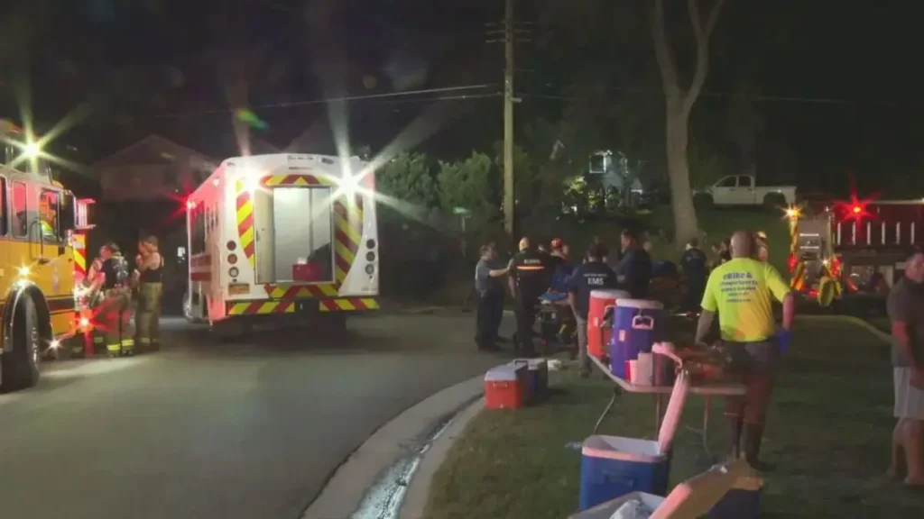 Palmyra child hospitalized after house fire