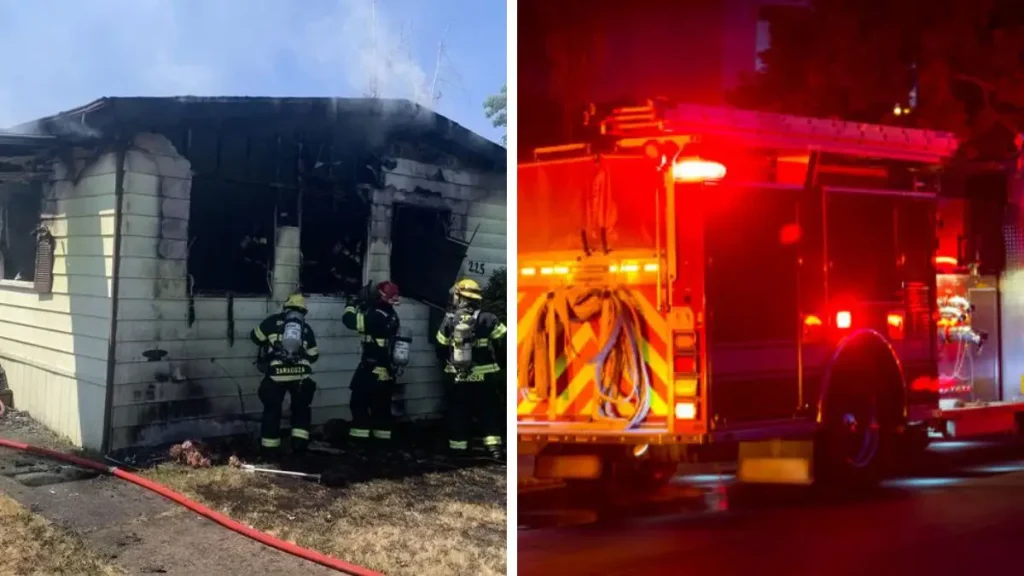 Springfield Mobile Home Fire