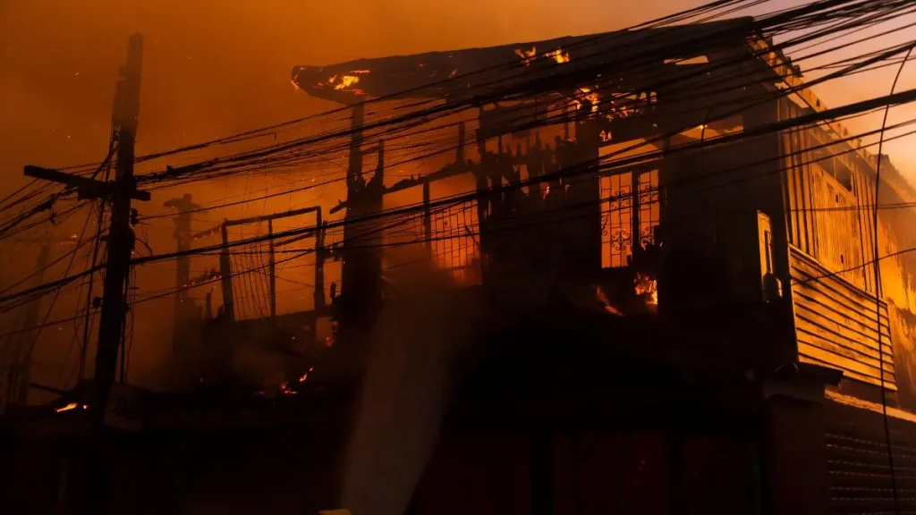 Washington State Home Fire