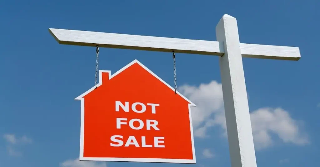 when to take your house off the market