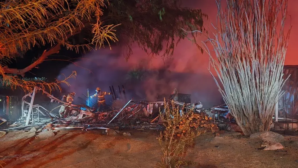 Borrego Springs Home Fire
