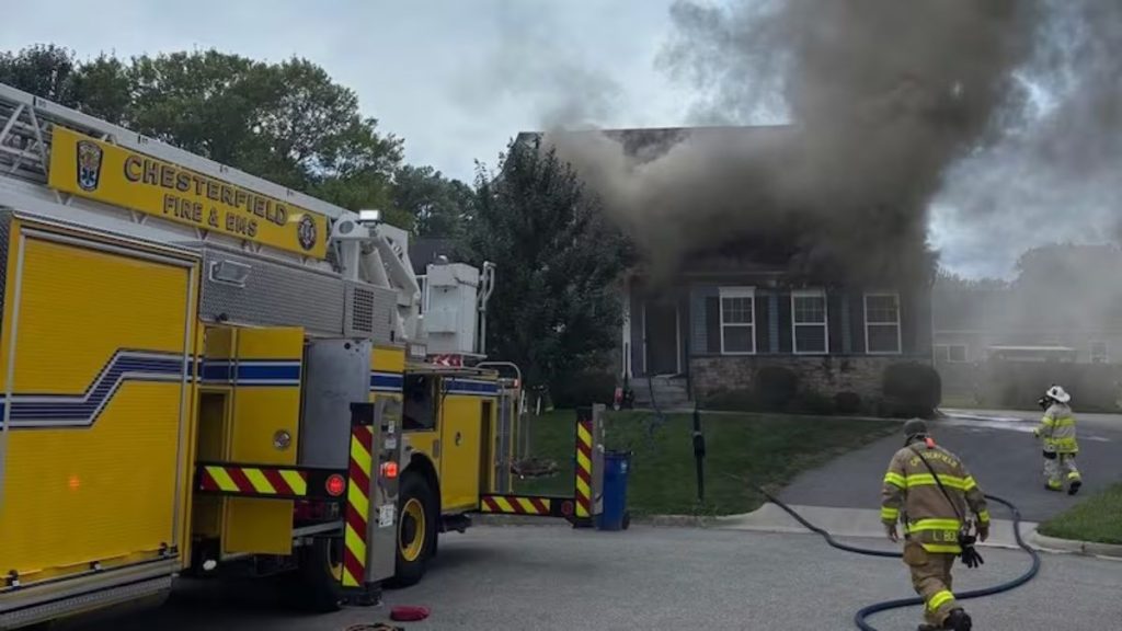 Chesterfield House Fire