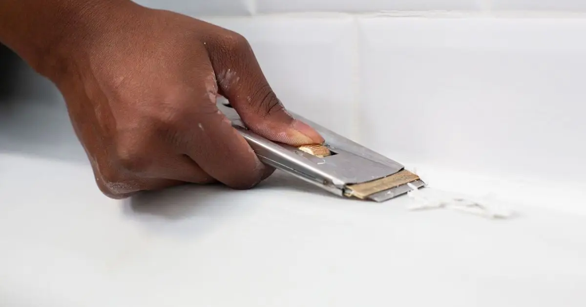 Easy caulk removal steps