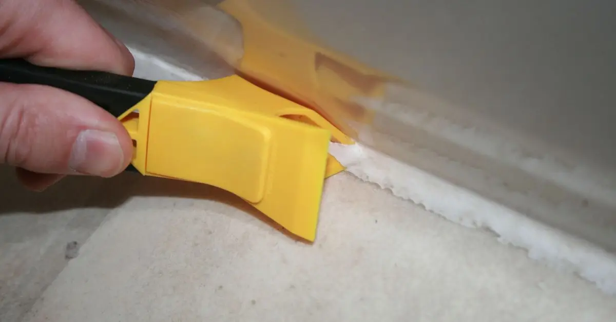 Easy caulk removal steps