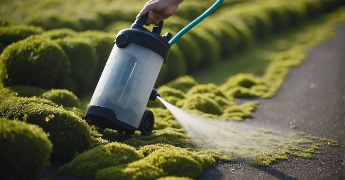 How to remove moss from roof