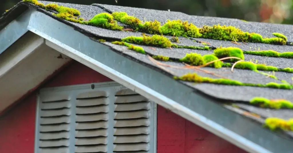 How to remove moss from roof