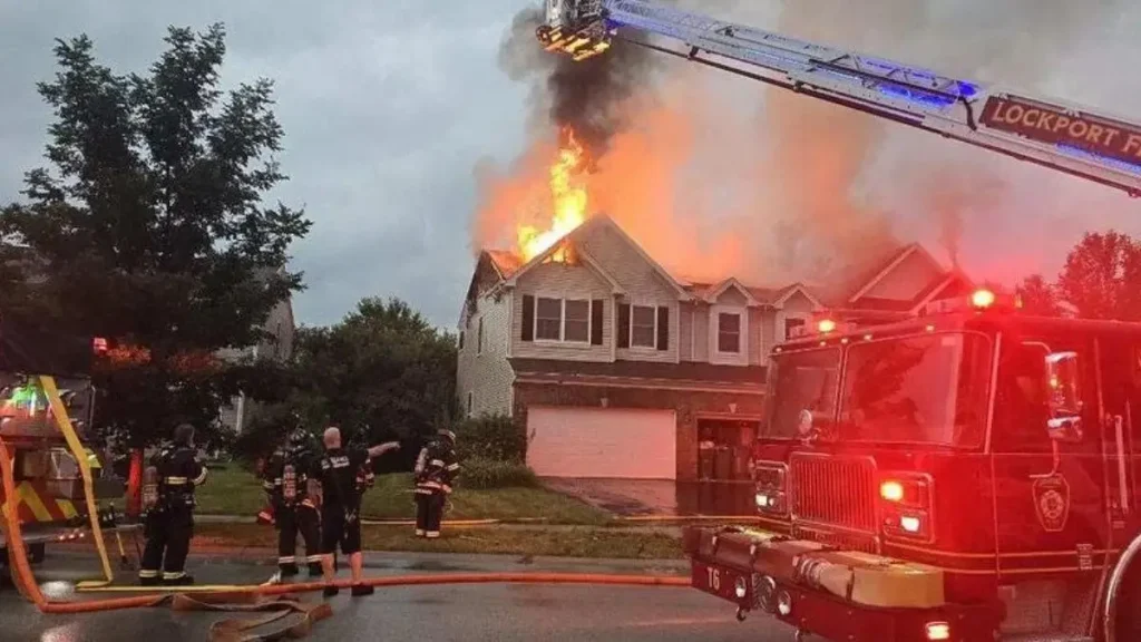 Lockport Home Fire