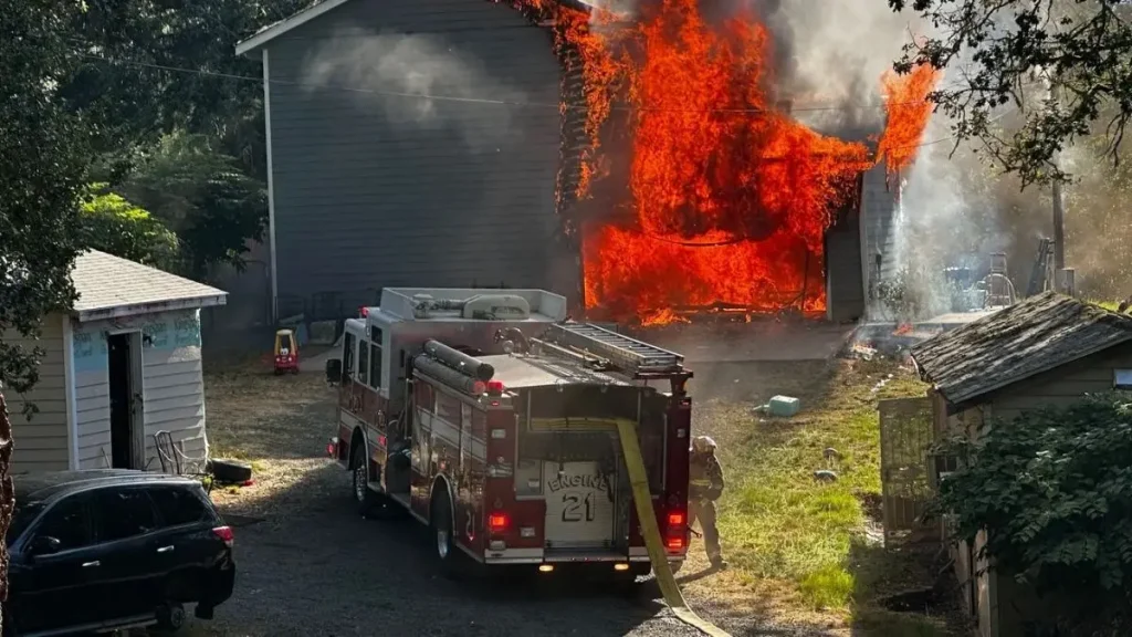 Oregon House Fire
