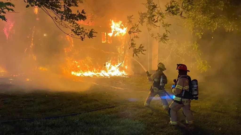Roanoke County House Fire