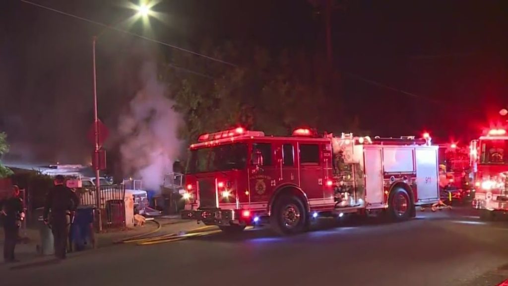 South Sacramento Home Fire