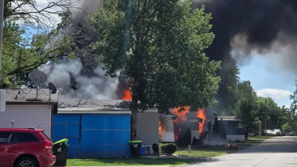 Urbana Mobile Home Fire