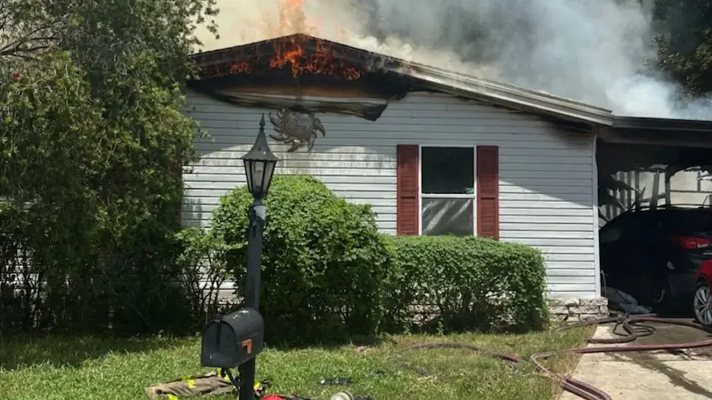 Washburn Mobile Home Fire