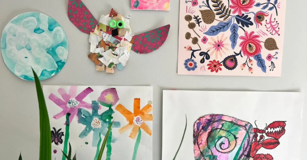creative ways to display children’s art