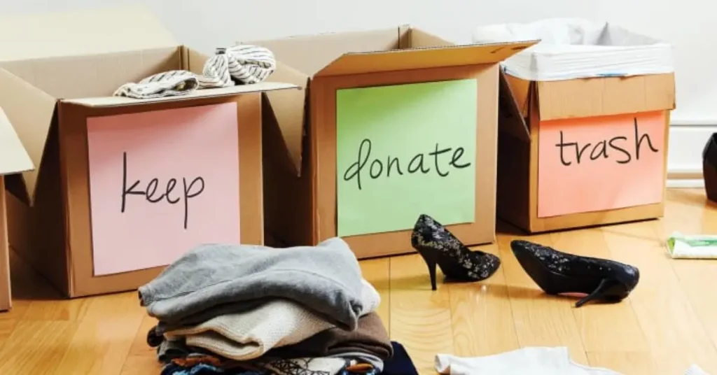 decluttering schedule