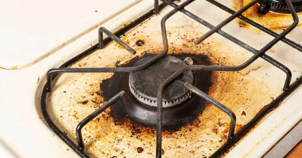 dirty kitchen spots and how to clean them