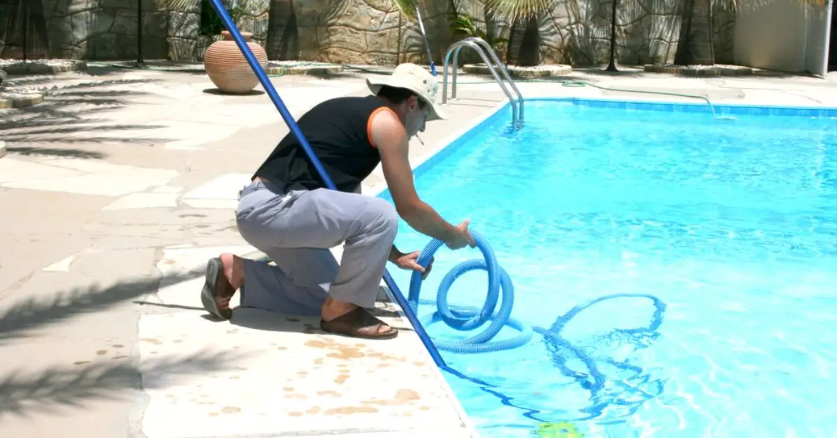 how to clean a pool at home