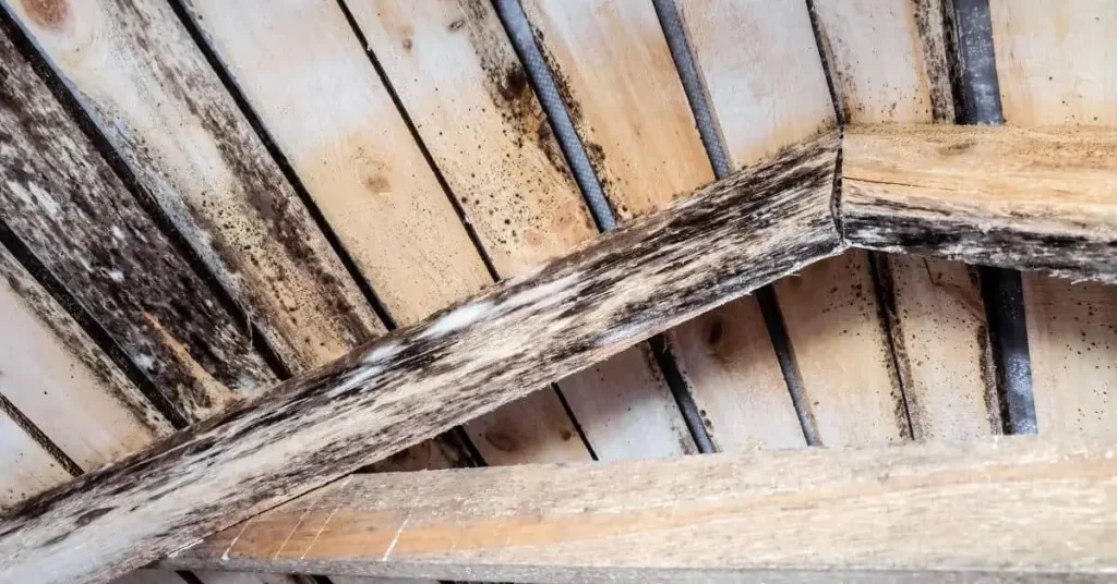 how to remove mold from wood
