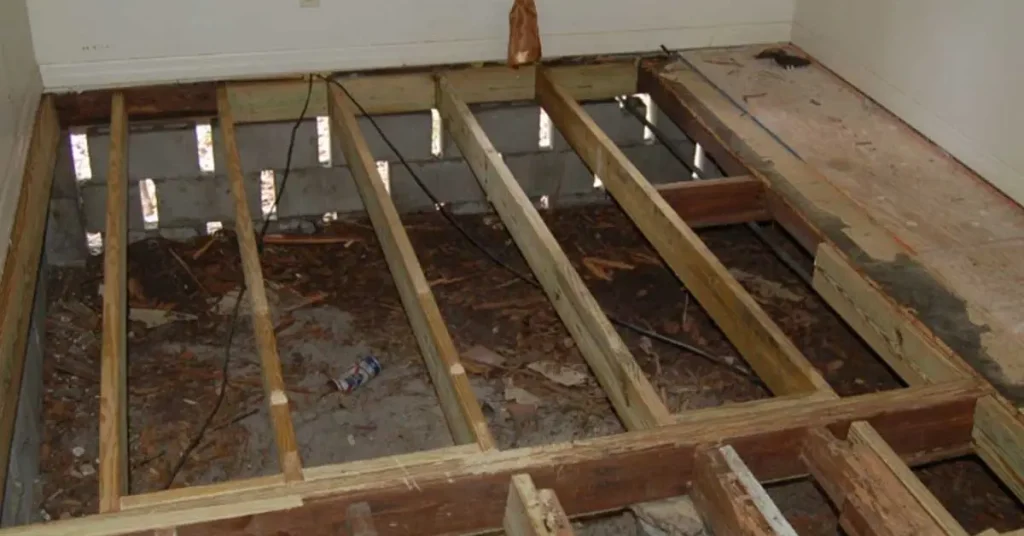 how to replace a subfloor