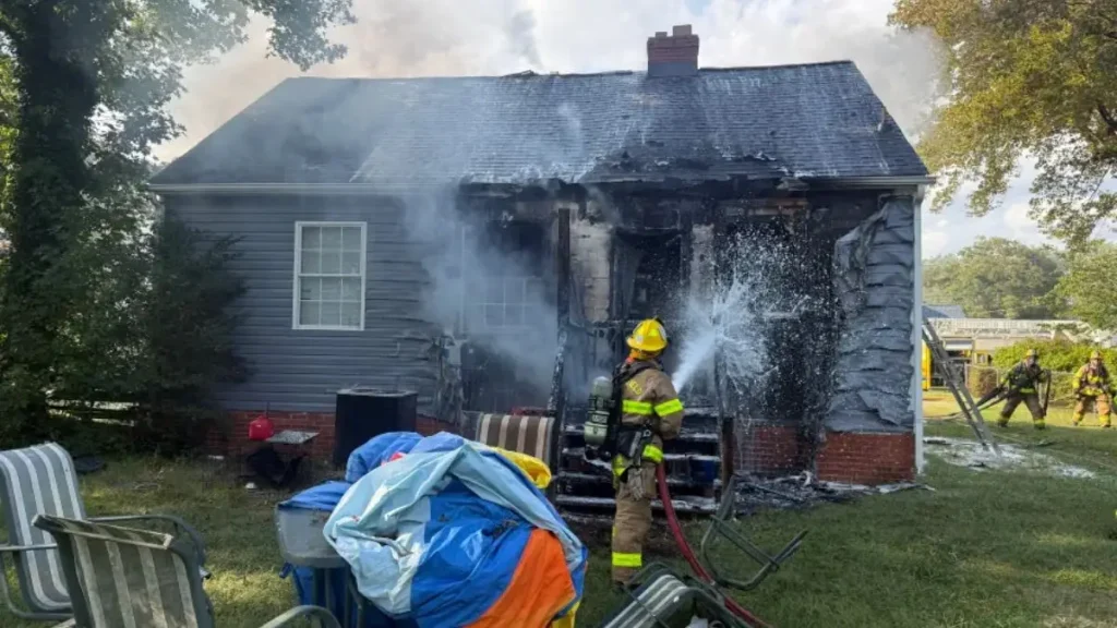 Chesterfield House Fire