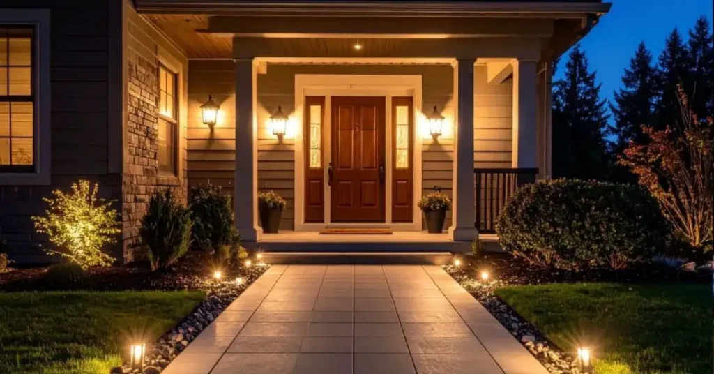 Does porch lighting attract burglars