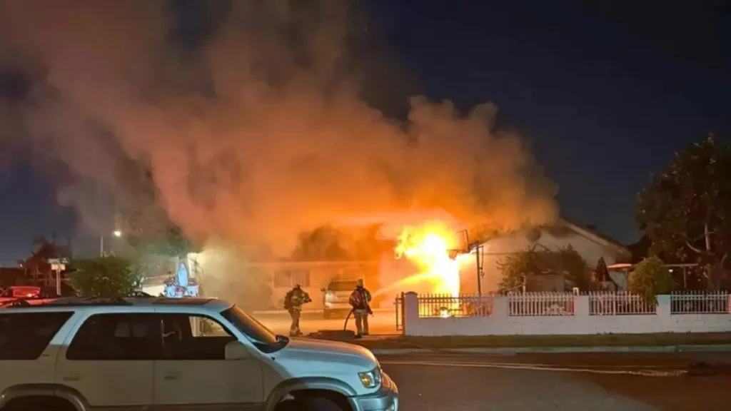 Orange County Home Fire