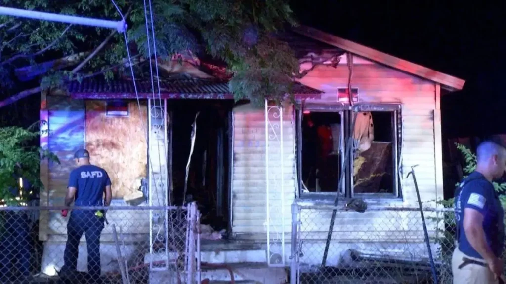 San Antonio Home Fire