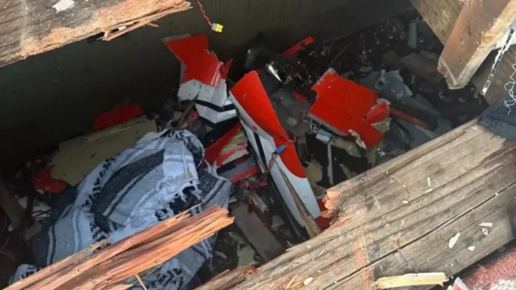 Santa Cruz County home rc plane crashed