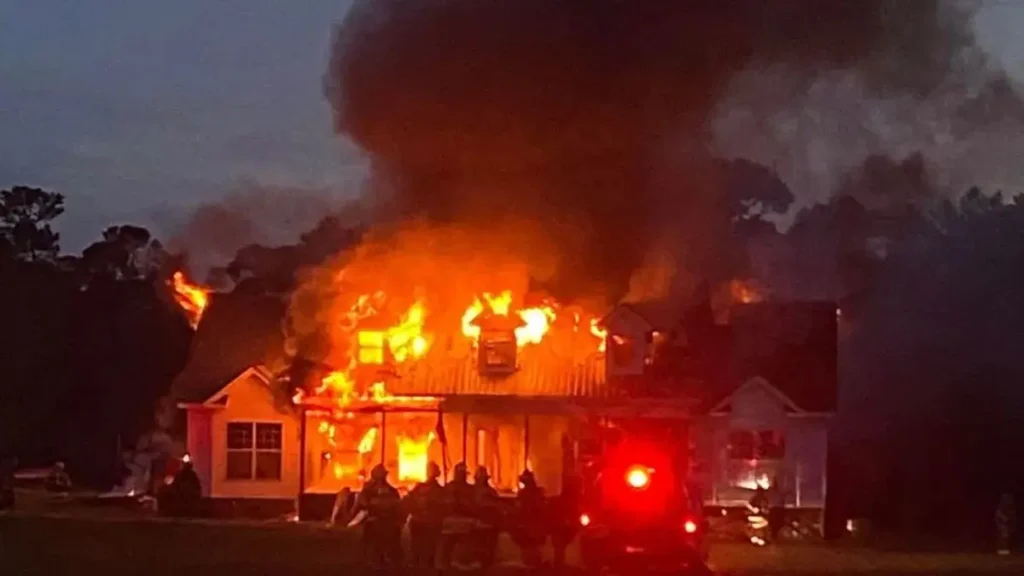 South Carolina Home Fire