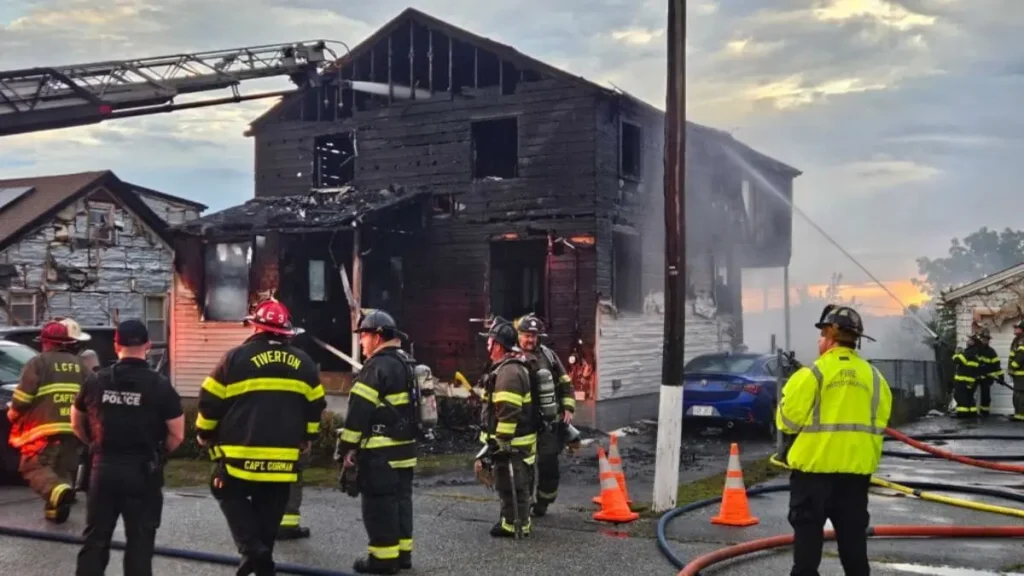 Tiverton House Fire