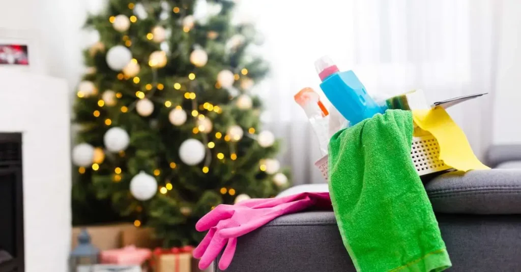 cleaning hacks for holiday visitors
