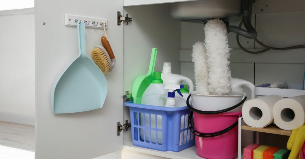 household items stored incorrectly
