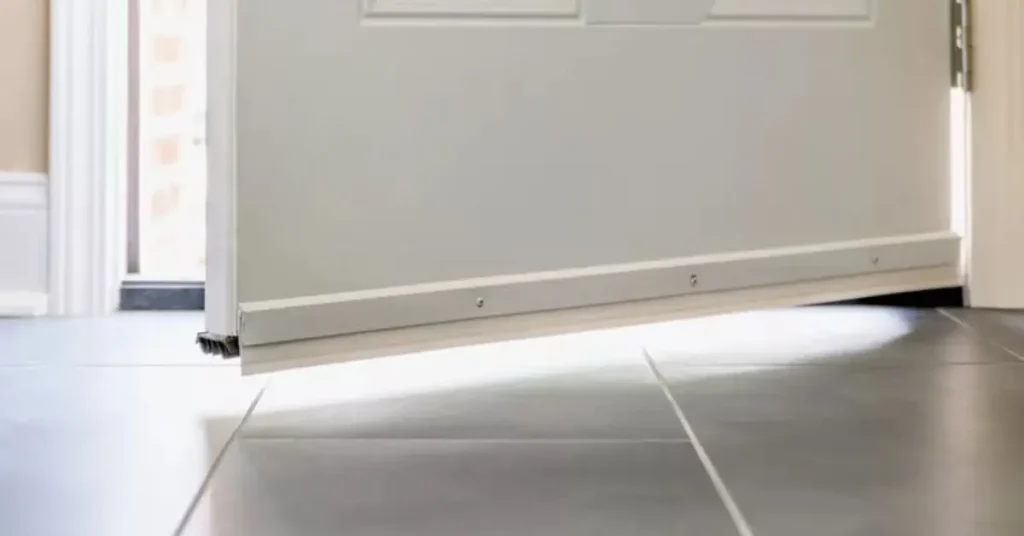 how to install door sweep