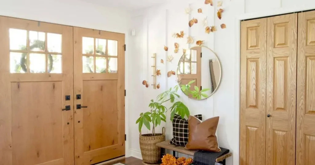 how to prepare entryway for fall