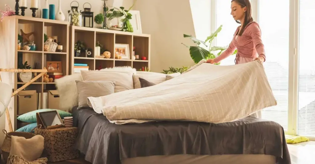 How to clean bedroom in fall