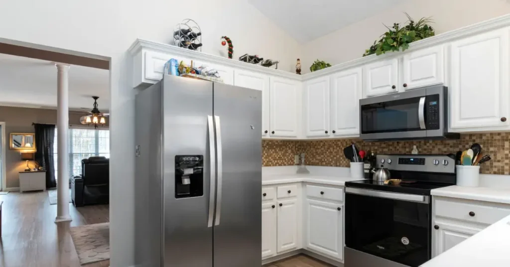 How to use the space above your refrigerator efficiently