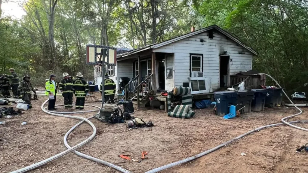 Huntersville House Fire