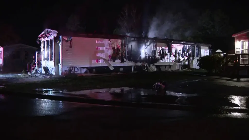 Pennsylvania Mobile Home Fire