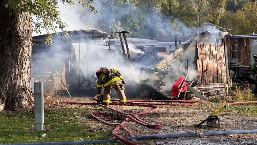 Shelby Mobile Home Fire