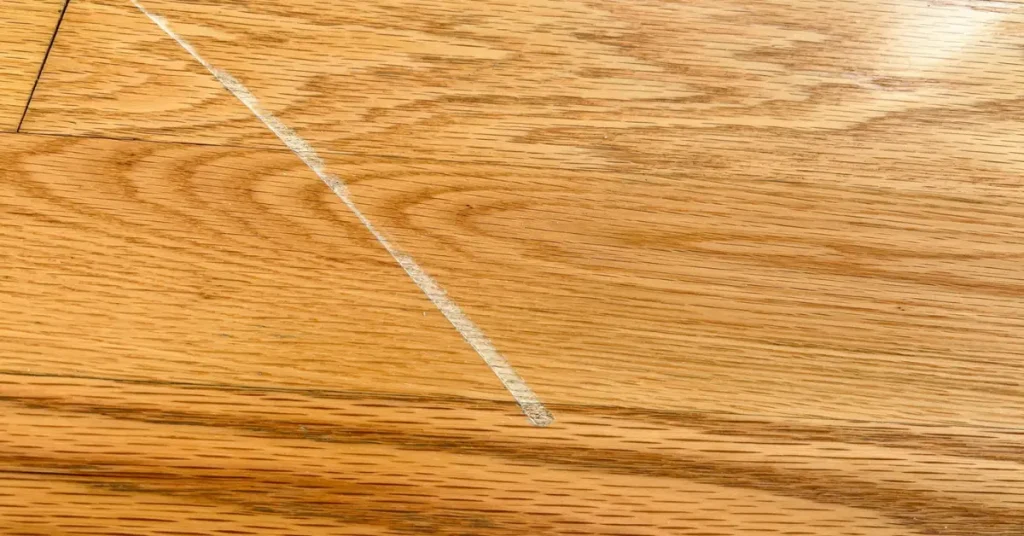 how to fix scratched hardwood floors